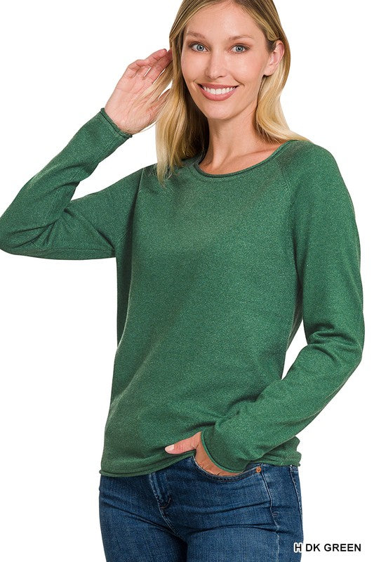 Fall For Me Round Neck Sweater