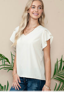 Tracy tulip sleeved top