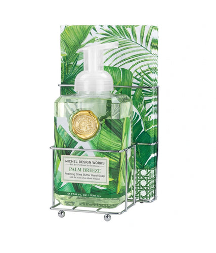 Palm Breeze Foaming Hand Soap Napkin Set