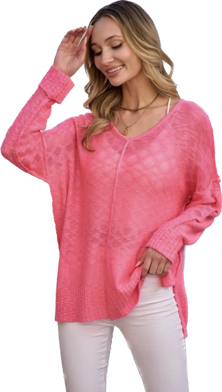 Hot Pink Cupid Sweater